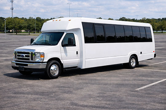 25-passenger minibus available for charter in Malibu, CA